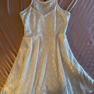 White Slip over dress